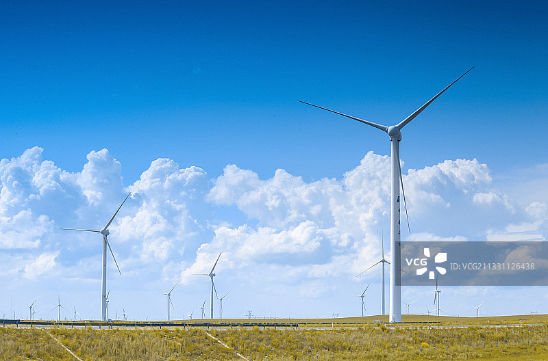 电力风车图片素材