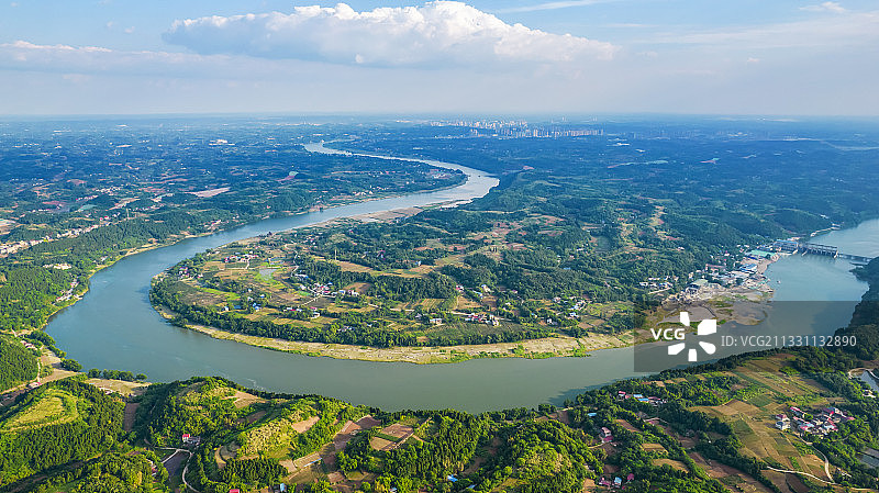 江流蜿蜒图片素材