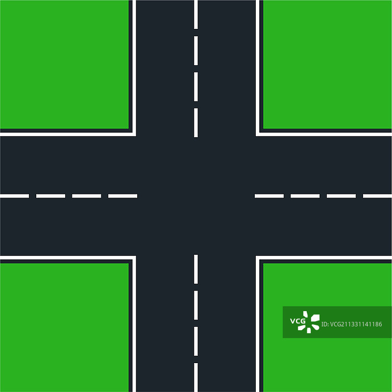 十字路口图片素材