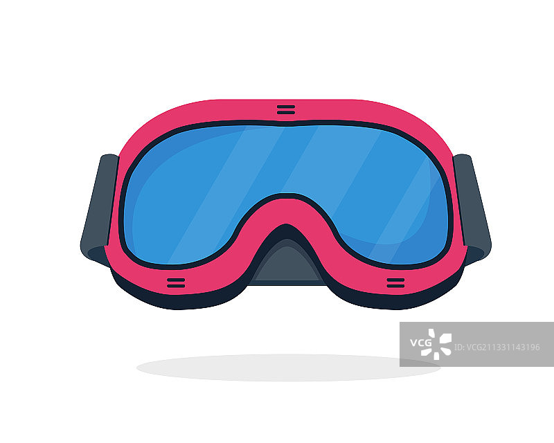 滑雪或滑雪板护目镜图片素材