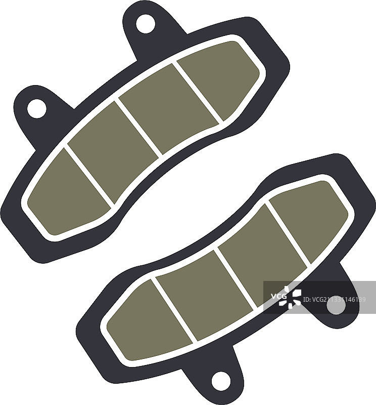 盘式刹车片图标设计模板图片素材