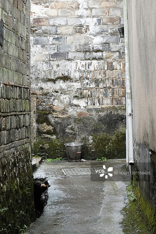 奉化建于明代的岩头古村是蒋先生原配夫人毛福梅的娘家图片素材