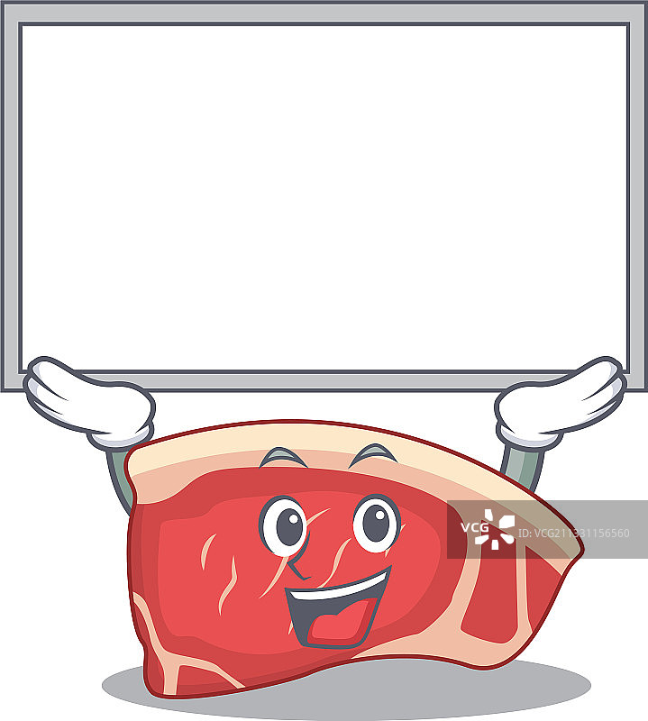 人物卡通西冷牛排图片素材