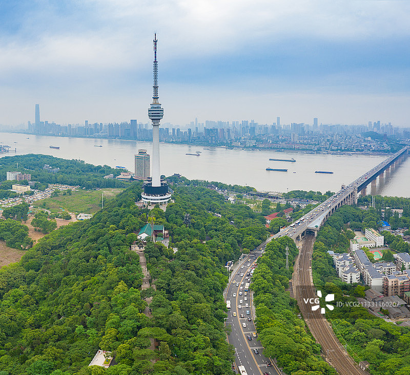 武汉龟山电视塔图片素材