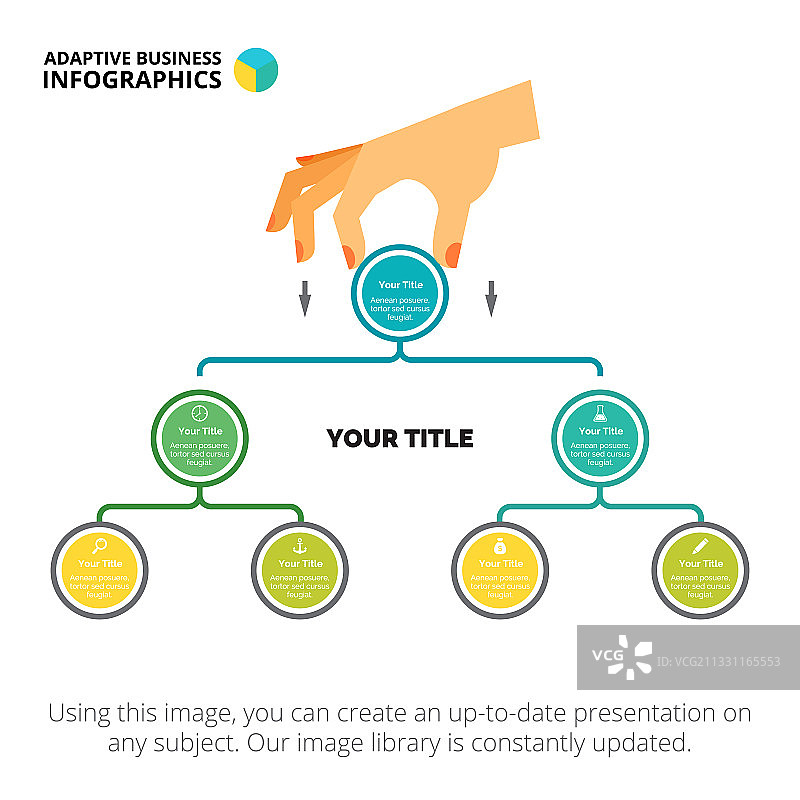 树状图幻灯片模板图片素材
