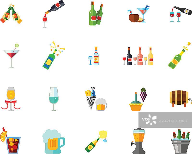 酒精图标合集图片素材