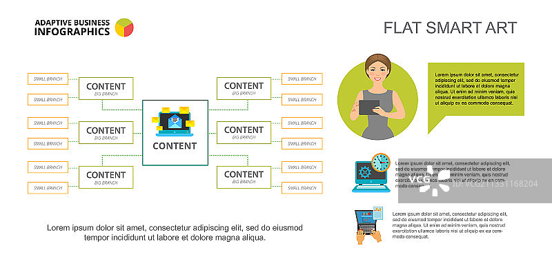 电子邮件概念思维导图幻灯片模板图片素材