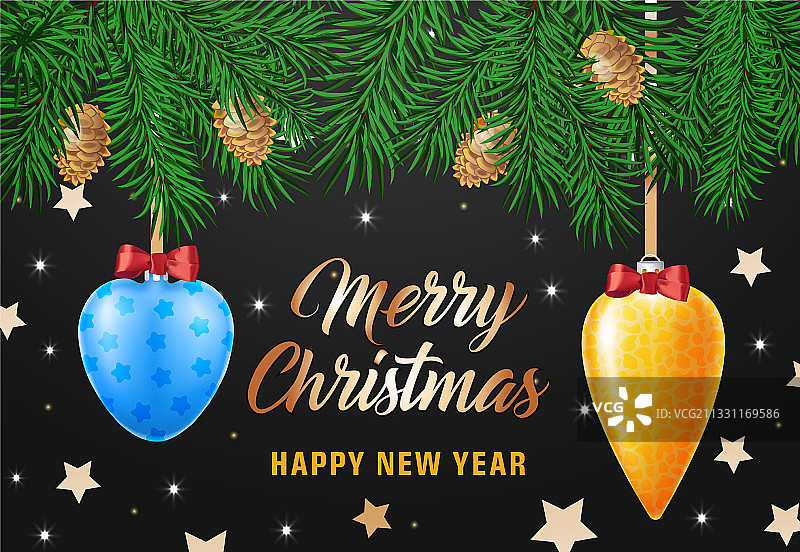 圣诞节字母与星星图片素材