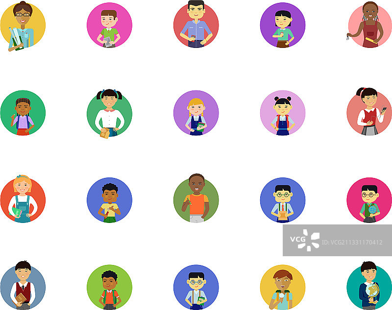 学校图标设置图片素材