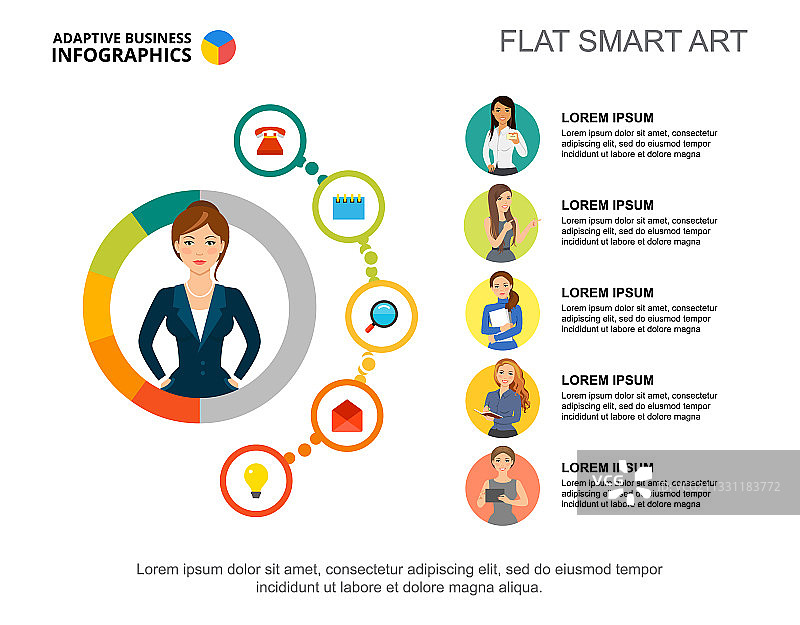 商业任务幻灯片模板图片素材