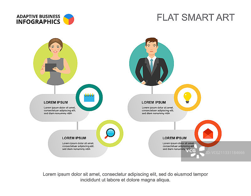 合作伙伴流程图模板图片素材