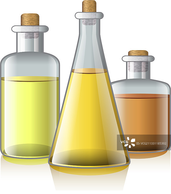 逼真风格的芳香精油图片素材