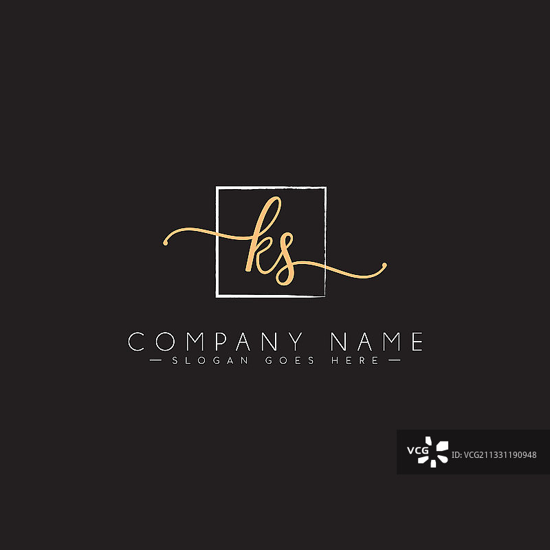 KS首字母标志图片素材