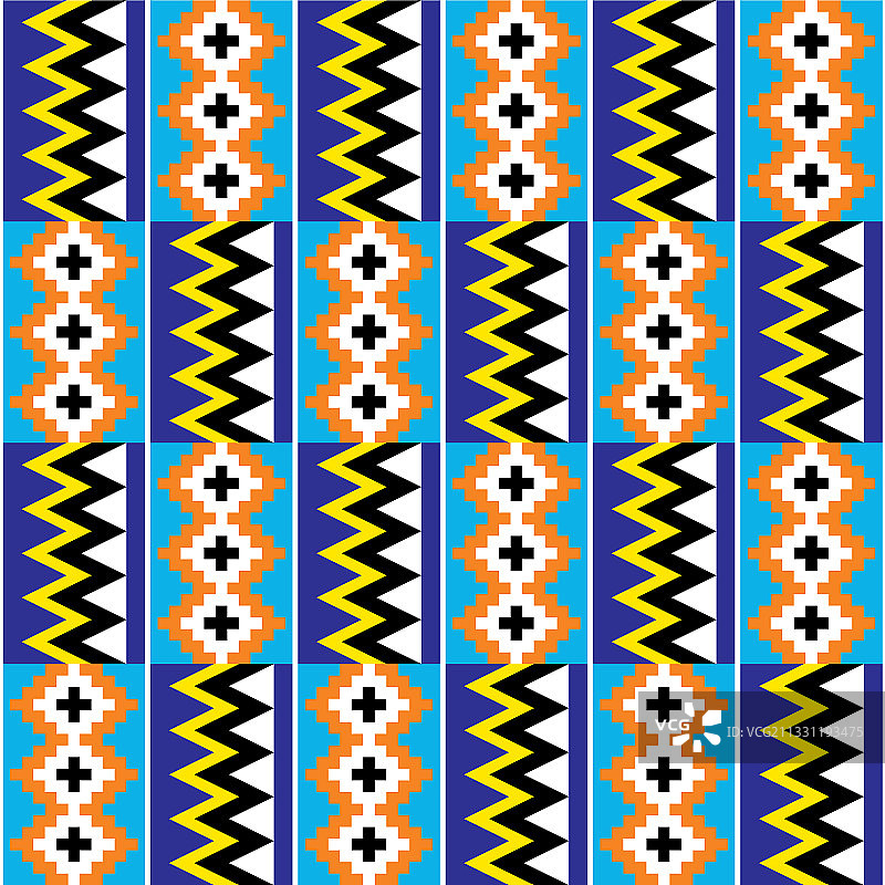 来自加纳的肯特非洲部落设计图片素材