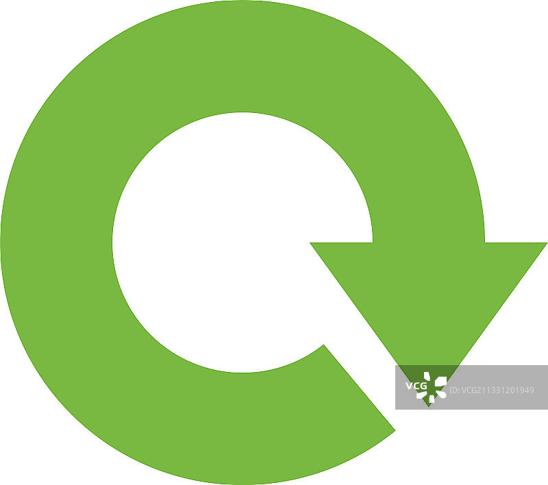 潮流扁平风格回收图标图片素材