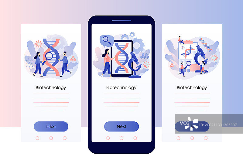 生物技术创新科学概念图片素材
