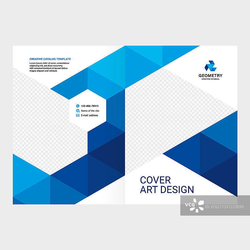 创意宣传册封面设计图片素材