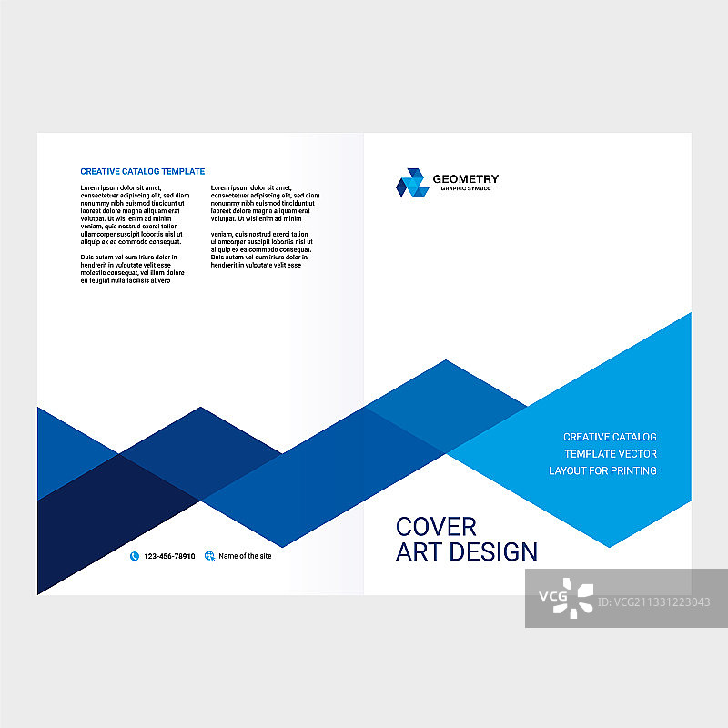 创意宣传册封面设计图片素材