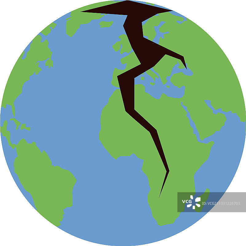 污染的生病星球图标，隔离设计图片素材