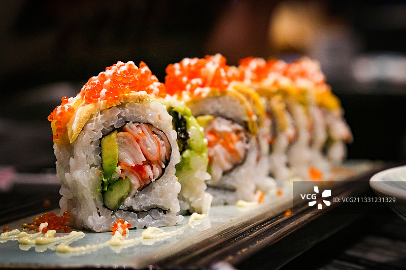 外卷寿司图片素材