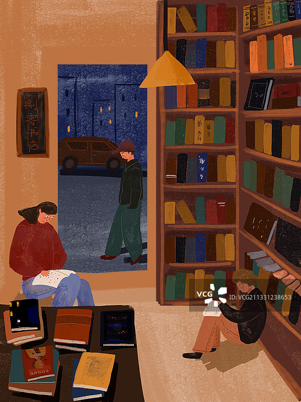旧书店图片素材