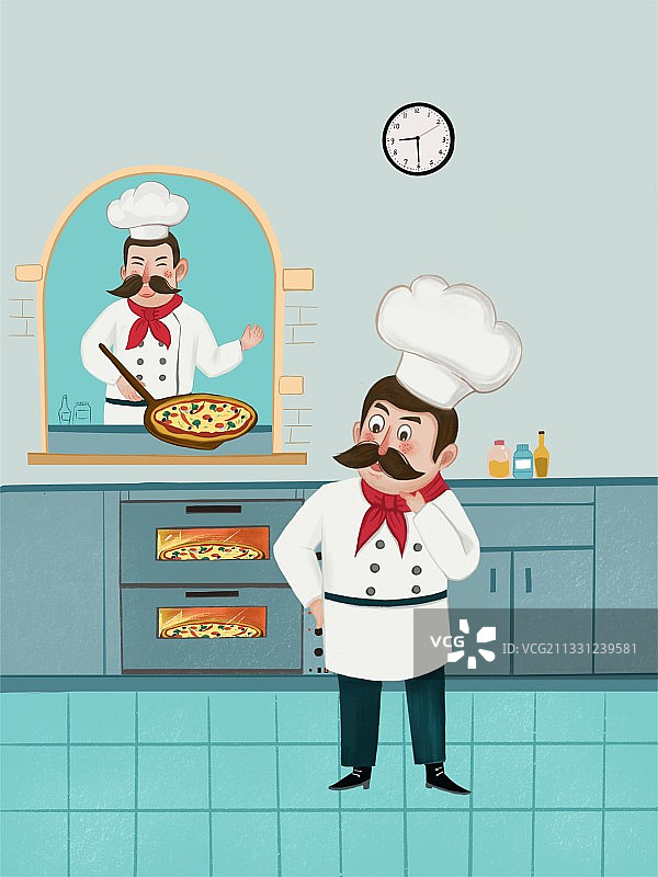 做披萨图片素材