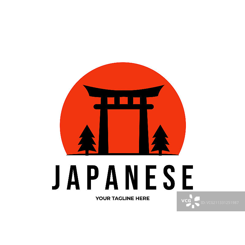 创意日式Logo设计图片素材