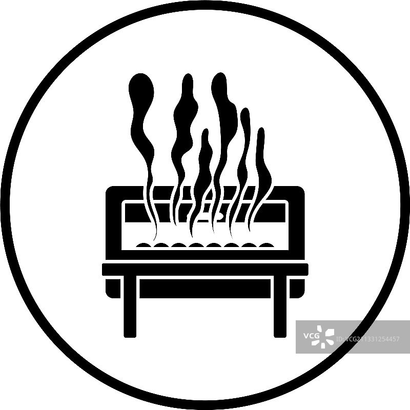 加热餐盘图标图片素材