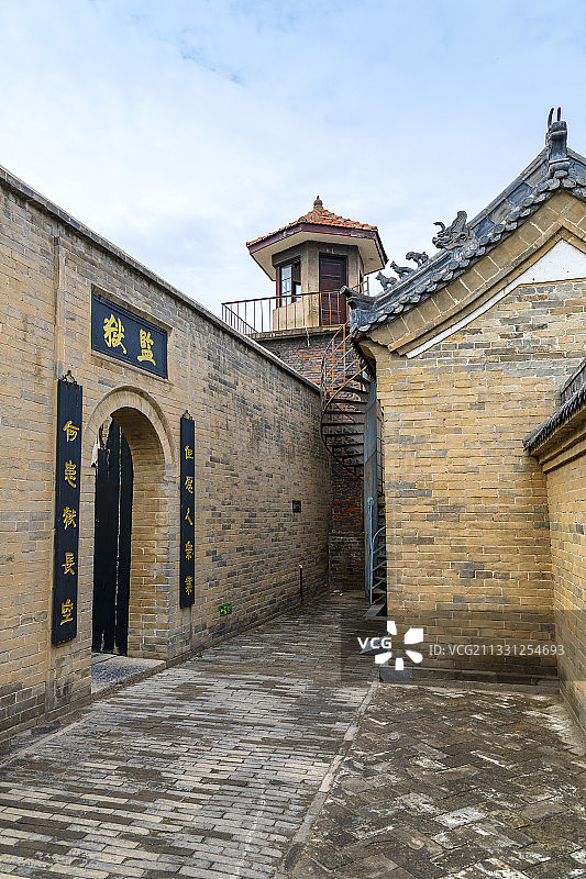 河南省郑州市新密市密县县衙监狱、地牢、瞭望塔图片素材