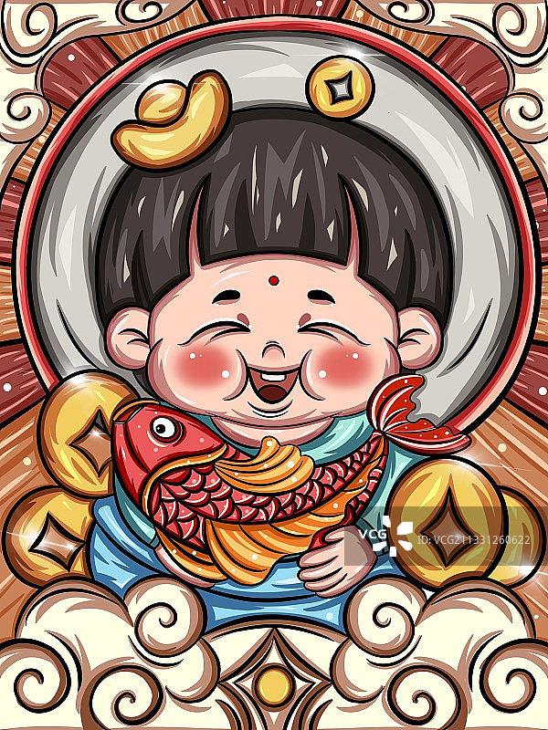 国潮插画图片素材