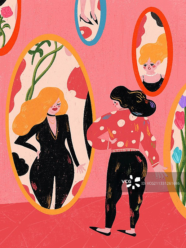 外貌焦虑图片素材