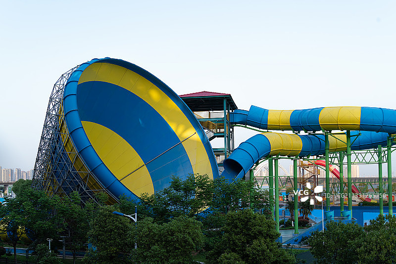 水上乐园大喇叭图片素材