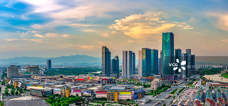 义乌中国小商品城浙中第一高楼风光图片素材