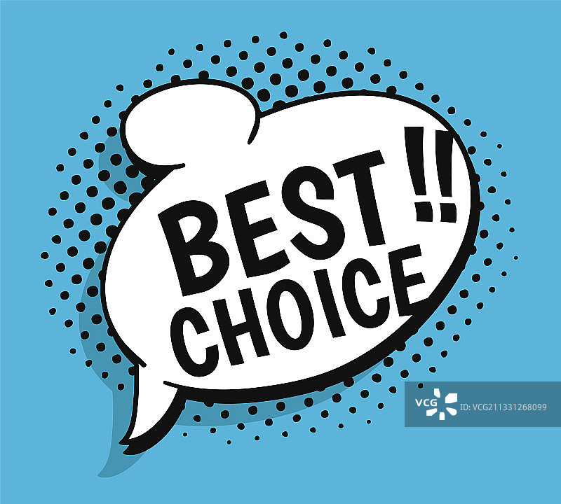 波普艺术风格的卡通对话气泡图片素材