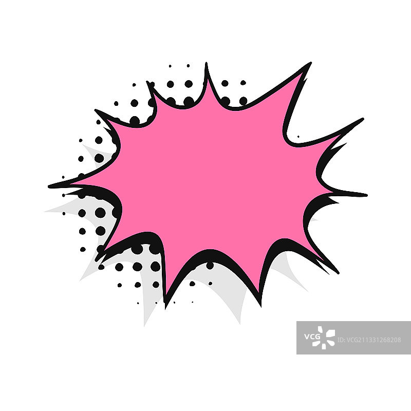 无文字对话气泡波普艺术合集图片素材