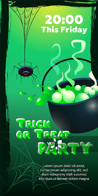 本周五不给糖就捣蛋派对蜘蛛字母图片素材