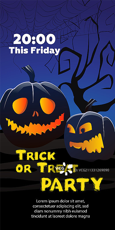 本周五不给糖就捣蛋南瓜派对图片素材