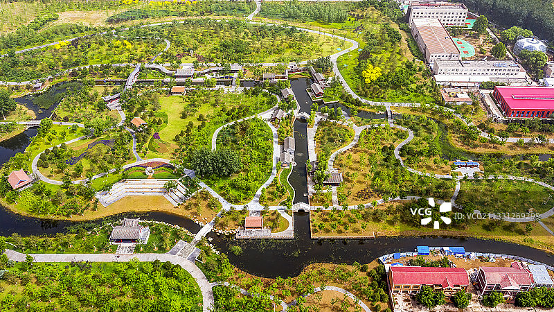 北京通州张家湾公园图片素材