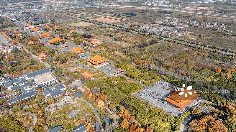 终南山下楼观台图片素材