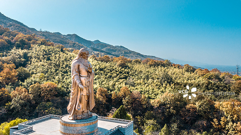 老子铜像图片素材