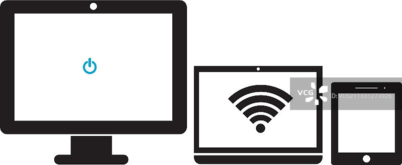 智能设备图标设计模板图片素材