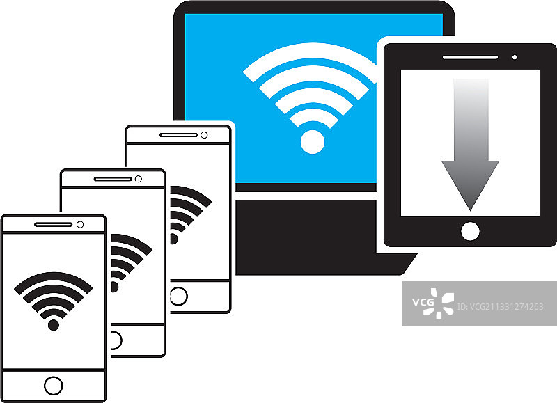 智能设备图标设计模板图片素材