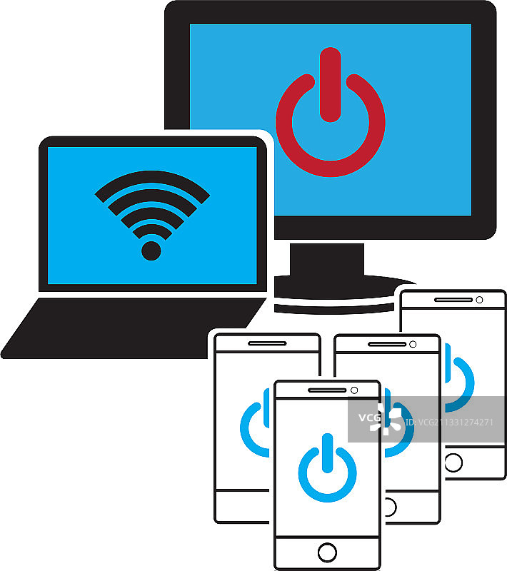 智能设备图标设计模板图片素材