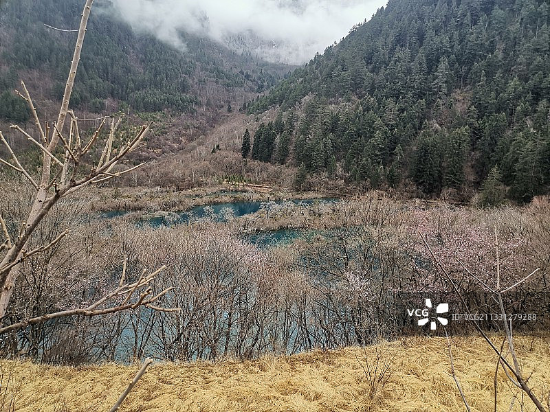 树正沟远拍图片素材