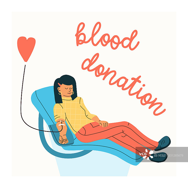 女人自愿捐款图片素材