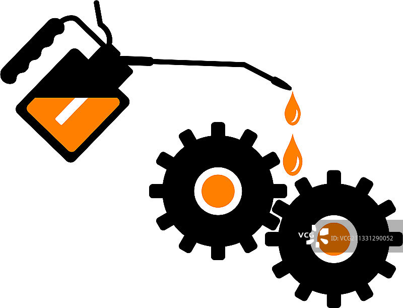 用油壶润滑齿轮图片素材