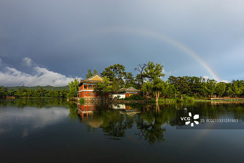 烟雨楼图片素材