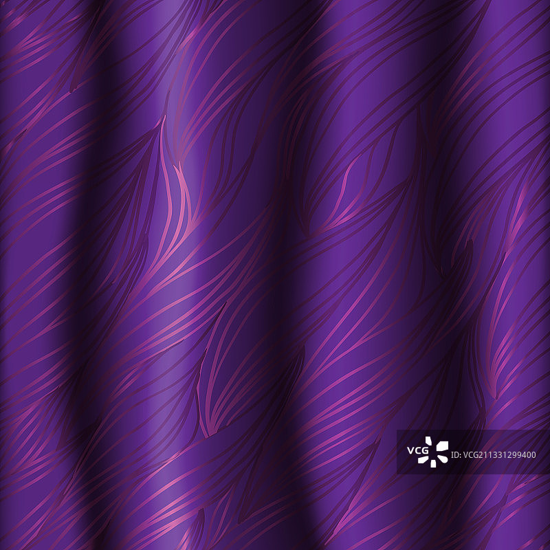 抽象矢量华贵花纹装饰的丝绸布料纺织品底纹背景图片素材