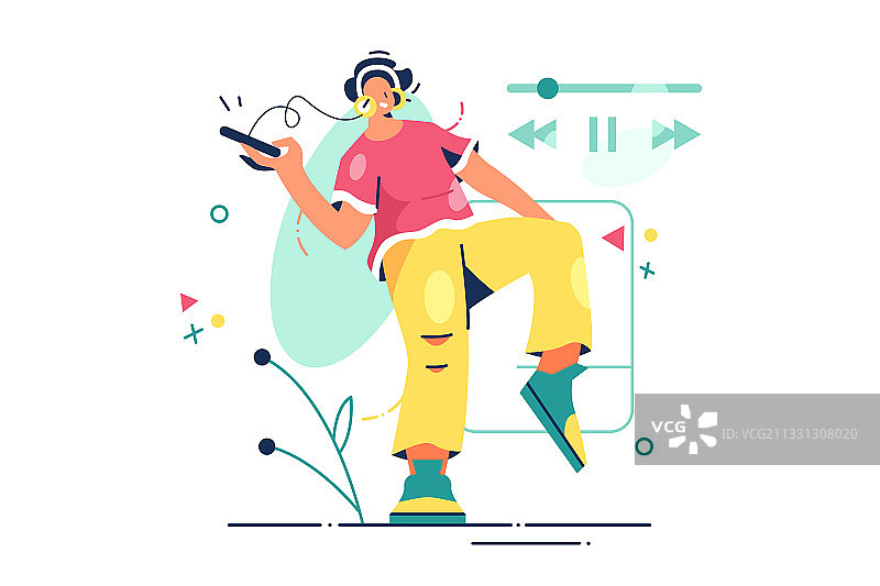 听音乐的人图片素材