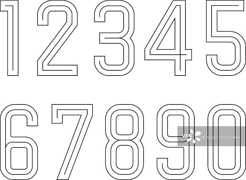 足球球衣号码图片素材